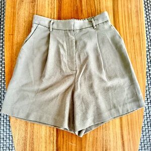 Nordstrom - All in Favor - Dress Short (Bermuda Style), High NWT - XS - Olive